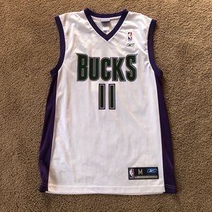 Milwaukee Bucks Reebok TJ Ford Jersey Size Medium